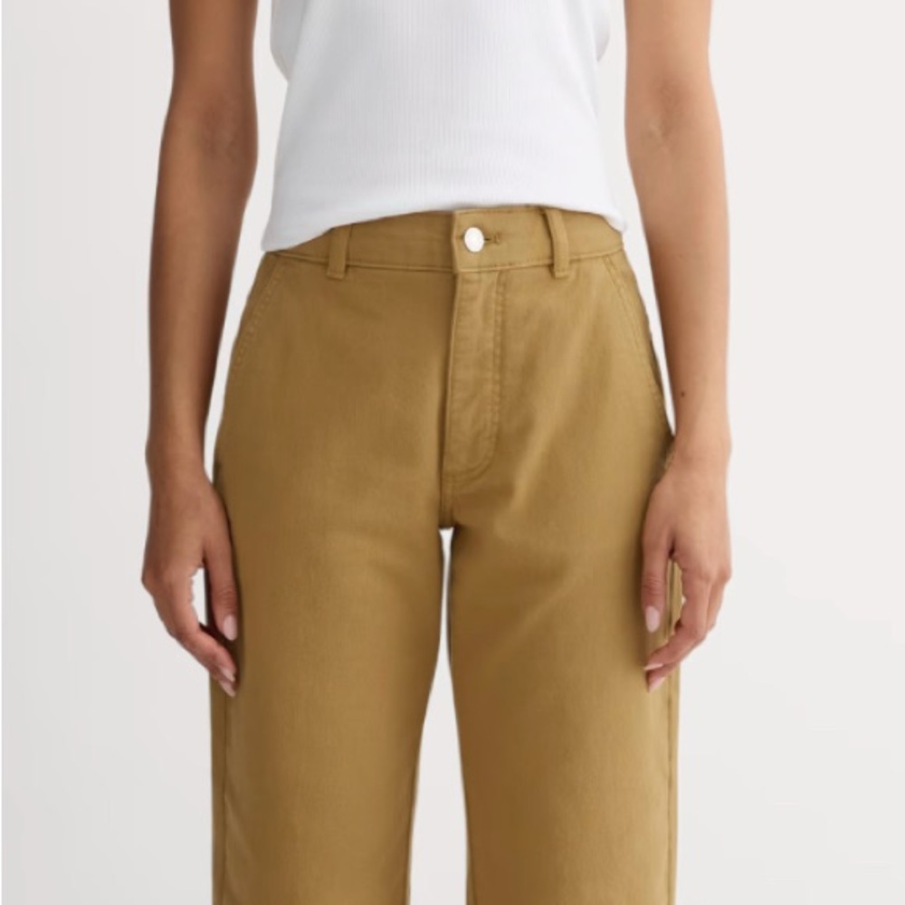 Everlane Women's Tan Utility Ankle Pants
